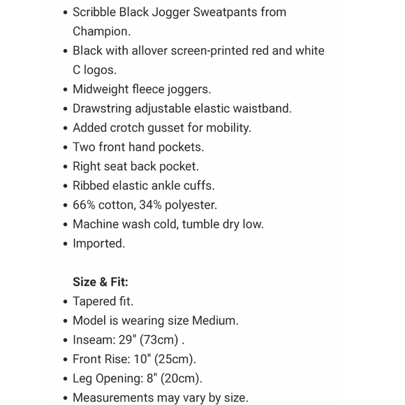 🎈Hot Item Champion Weave Joggers, NWT, Sz Sm - Picture 2 of 8